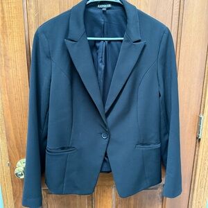 Express Women's Black Blazer - Size Large